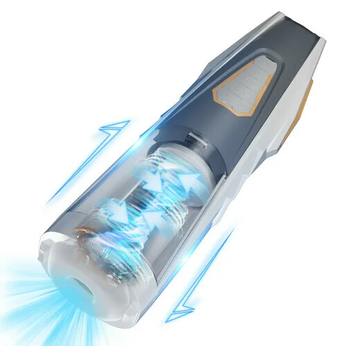 Baxter-3 Thrusting 4 rotirajući muški masturbator s glasovnim načinom rada..!