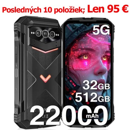 👉Doogee V Max Plus - Odolný 5G smartfón, globálna verzia✅5G mobilný telefón – vysokovýkonná batéria 22 000 mAh