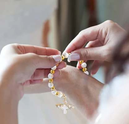 Anđeoska krilata križna narukvica