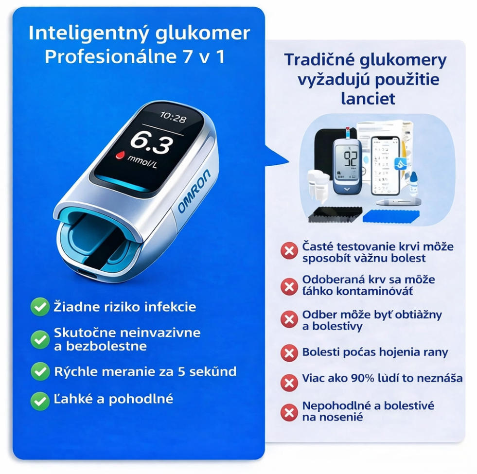 🔥 Basta aghi e dolore! | Omron™ glukometro non invasivo – controllo facile e preciso della glicemia, ovunque tu sia 🔥