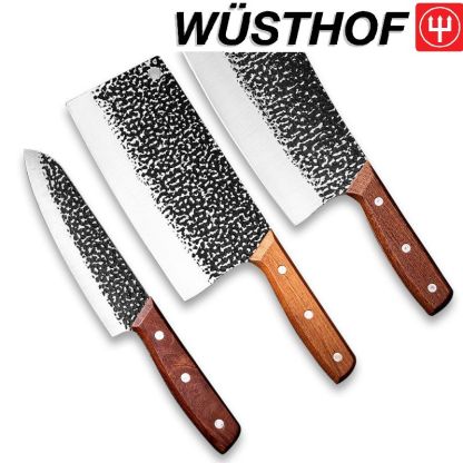 WUSTHOF sada 3 německých ručně kovaných nožů (10 let celosvětová záruka)