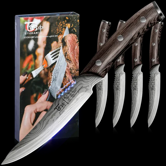 Sada 6 steakových nožov SYOKAMI s organizérom do zásuvky