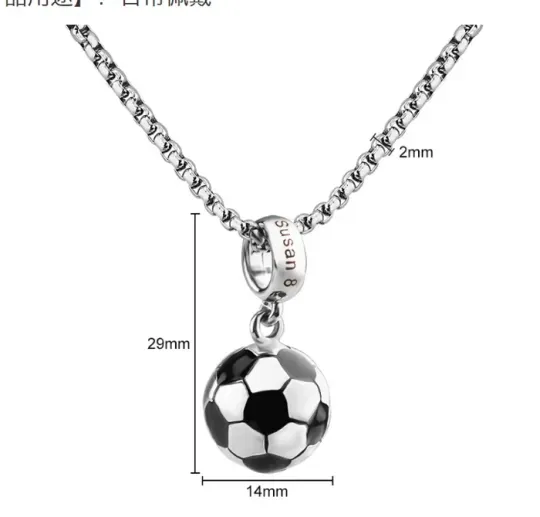 ⚽Futbalový náhrdelník 2023 s personalizovaným menom