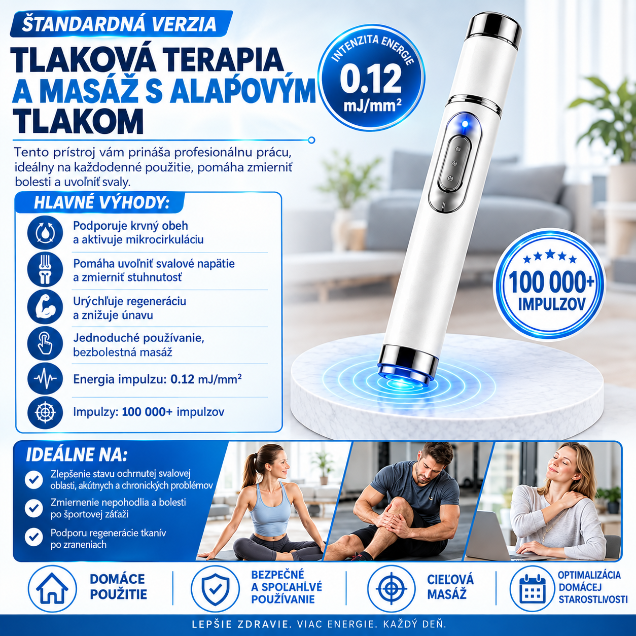 🔥Systém na tvarovanie tela pomocou ultrazvukových rázových vĺn (ULTRASONIC SHOCK WAVE BODY REMODELING SYSTEM™) – Zväčšuje objem pŕs a nadvihuje zadok. Podporuje rast svalov. Zlepšuje krvný obeh. Zmierňuje bolesť.