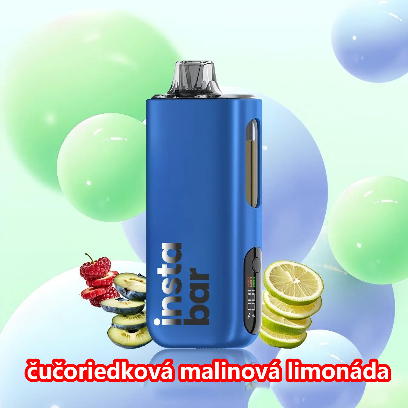 Instabar 40000 dúškov – čučoriedková malinová limonáda