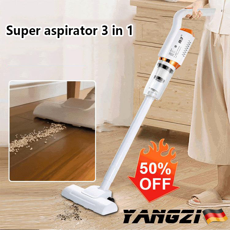 👩‍👩‍👧(Poate curăța covoare) 3 în 1 super aspirator de mână german super, 2 ani de garanție globală