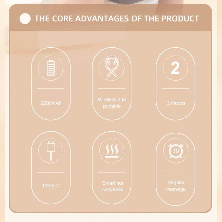 Masažer za vrat i ramena s toplinom