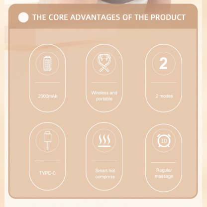 Masažer za vrat i ramena s toplinom