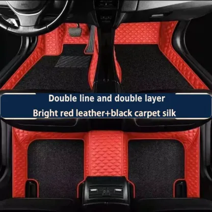 Πολυτελή δερμάτινα πατάκια αυτοκινήτου ActiveAuto™️Προσαρμοσμένα