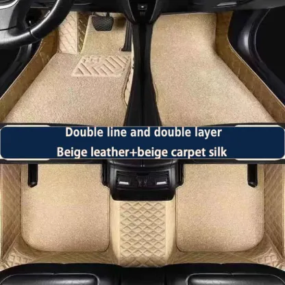 Πολυτελή δερμάτινα πατάκια αυτοκινήτου ActiveAuto™️Προσαρμοσμένα