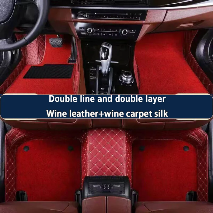 Πολυτελή δερμάτινα πατάκια αυτοκινήτου ActiveAuto™️Προσαρμοσμένα