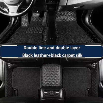 Πολυτελή δερμάτινα πατάκια αυτοκινήτου ActiveAuto™️Προσαρμοσμένα