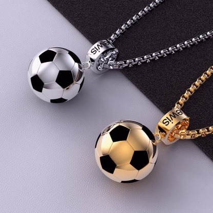 Colier cu nume personalizat fotbal