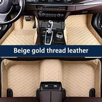 Πολυτελή δερμάτινα πατάκια αυτοκινήτου ActiveAuto™️Προσαρμοσμένα