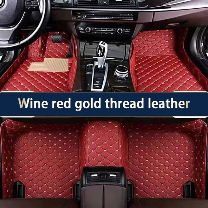 Πολυτελή δερμάτινα πατάκια αυτοκινήτου ActiveAuto™️Προσαρμοσμένα