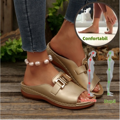 🔥60% reducere pentru o perioadă limitată - Sandale ortopedice de vară - Design ergonomic✅ Faceți-vă mersul mai confortabil