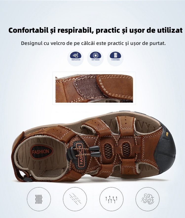 (🔥Ofertă specială de vară, reducere de 60% pentru o perioadă limitată) ⏰Stil nou la modă - sandale moi și confortabile✅Suportul pentru bolta plantară facilitează mersul