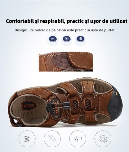 (🔥Ofertă specială de vară, reducere de 60% pentru o perioadă limitată) ⏰Stil nou la modă - sandale moi și confortabile✅Suportul pentru bolta plantară facilitează mersul