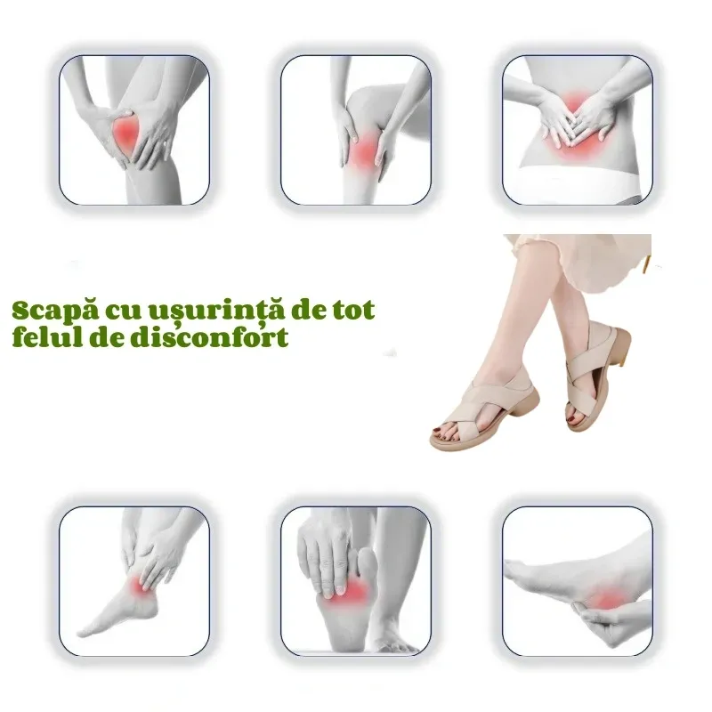 【🔥Reducere de 60% astăzi - nu o ratați】🔥Sandale ortopedice la modă✅ Mersul pe jos este mai confortabil