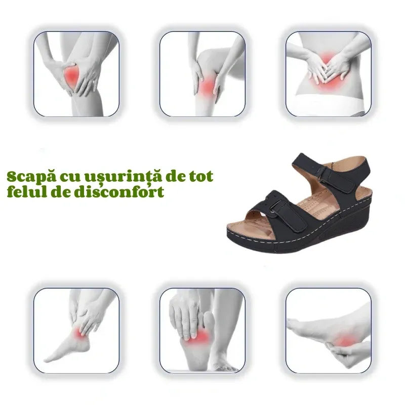 🔥60% reducere pentru o perioadă limitată - Sandale ortopedice de vară - Design ergonomic✅ Faceți-vă mersul mai confortabil