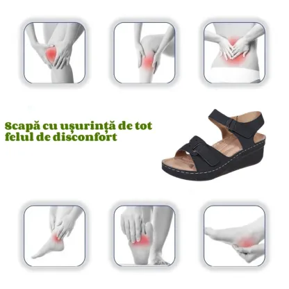 🔥60% reducere pentru o perioadă limitată - Sandale ortopedice de vară - Design ergonomic✅ Faceți-vă mersul mai confortabil