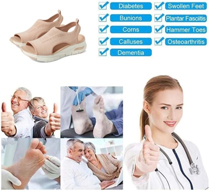 🔥50% reducere pentru o perioadă limitată - Sandale ortopedice de vară - Design ergonomic✅ Faceți-vă mersul mai confortabil