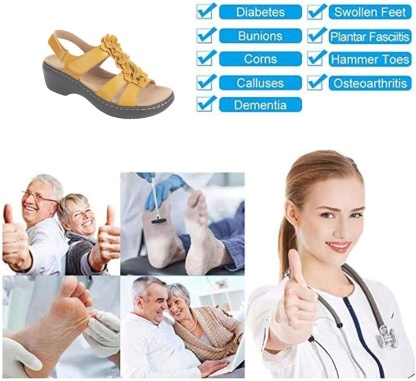 🔥50% reducere pentru o perioadă limitată - Sandale ortopedice de vară - Design ergonomic✅ Faceți-vă mersul mai confortabil