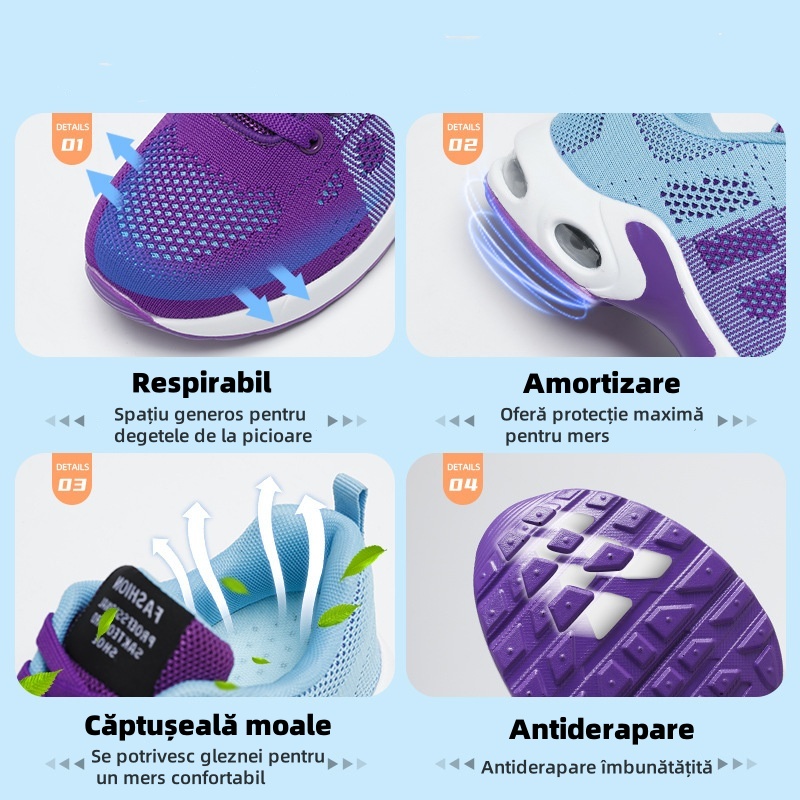 【🔥Astăzi reducere 60% - Nu ratați】🔥Încălțăminte ortopedică cu pernă de aer pentru începători✅Faceți-vă mersul mai confortabil