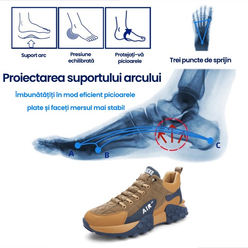 (🔥Astăzi 60% off - nu ratați) ⏰Ergonomic - Soft și confortabil de zi cu zi / pantofi de sport (suport pentru arcul piciorului face mersul mai ușor)
