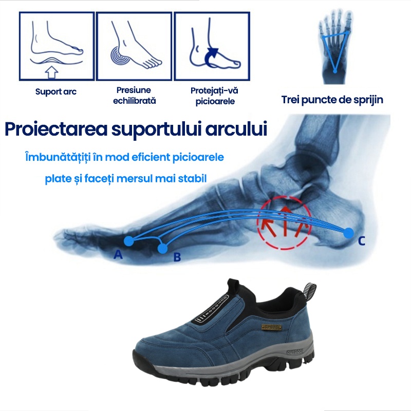 (🔥Astăzi 60% off - nu ratați) ⏰Ergonomic - Soft și confortabil de zi cu zi / pantofi de sport (suport pentru arcul piciorului face mersul mai ușor)