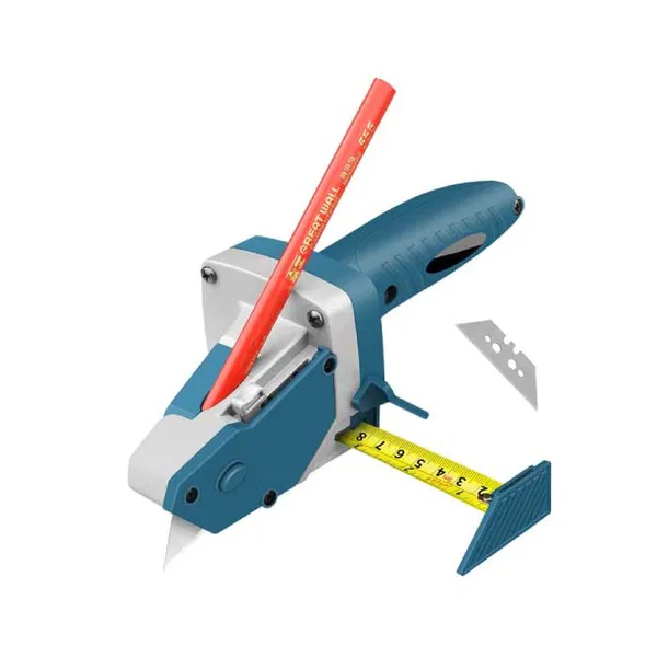 Nóż uniwersalny z miarką i ołówkiem | Nóż do cięcia | Narzędzie do precyzyjnego cięcia