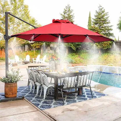 Opryskiwacz Wodny do Chłodzenia Tarasu | System Mgiełkowy do Ogrodu | Nawadnianie Tarasu | MistSprayer