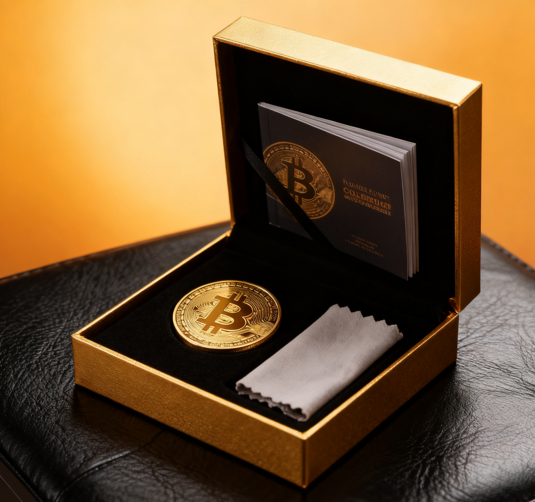【⚡last 50 pieces⚡】🚀 Bitcoin Collector’s Gift Set – Limited Edition Gold Coin Box (Only 50 Left)