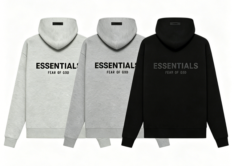 ESS Premium Back Logo Relaxed Hoodie | Soft Fleece Streetwear Hoodie