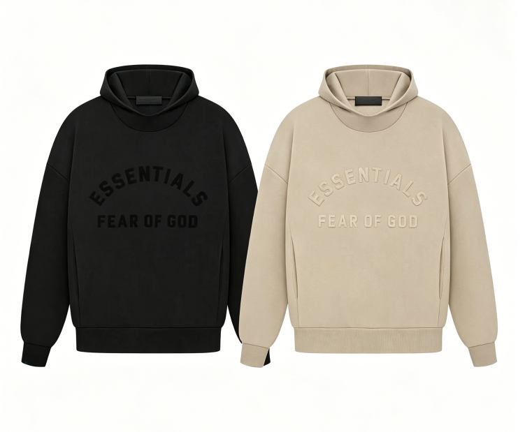 EES Premium Embossed Relaxed Hoodie | Soft Fleece Streetwear Hoodie