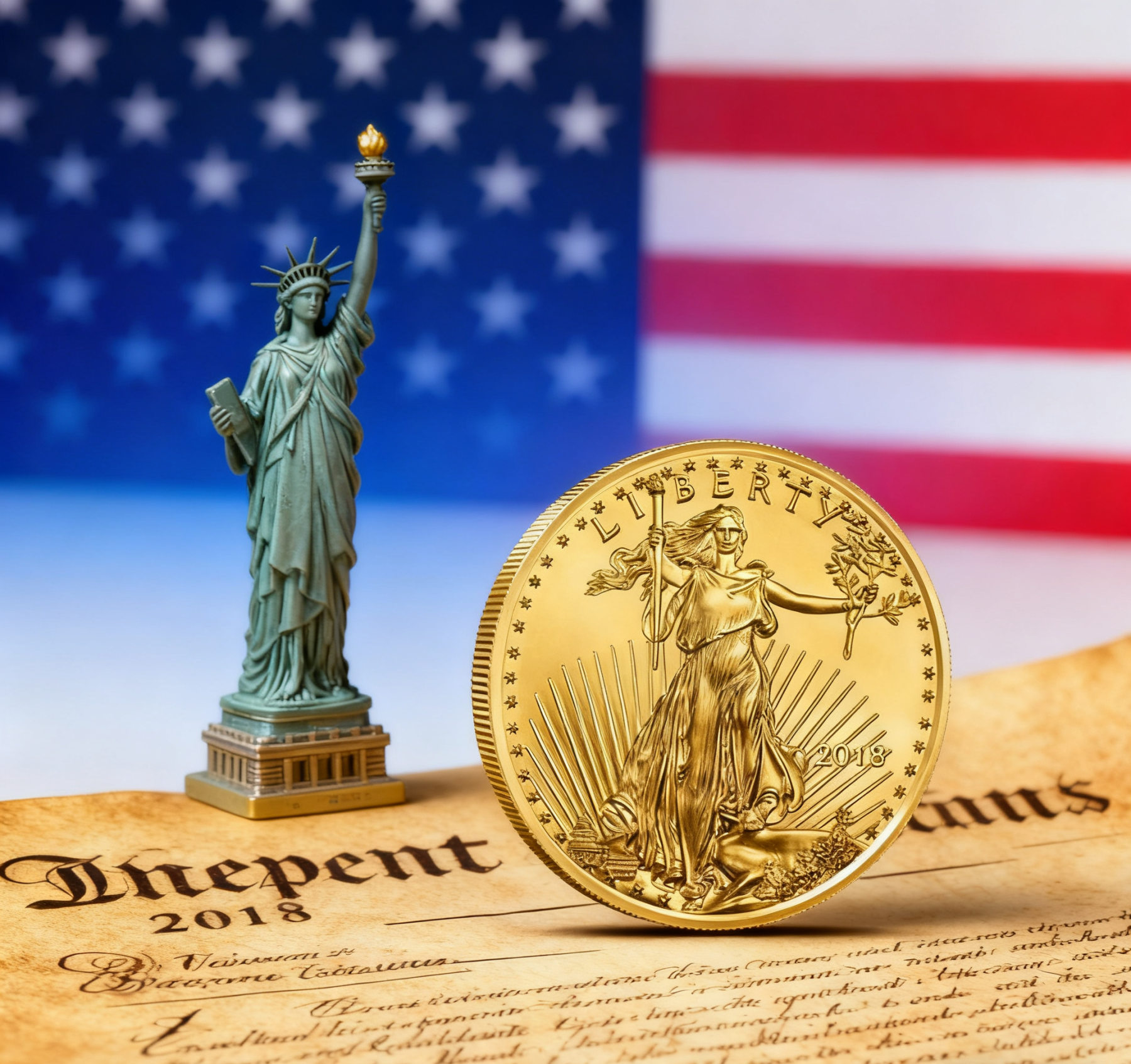 【⚡last 50 pieces⚡】🪙Statue of Liberty Commemorative Gold Coin 99% Pure Gold