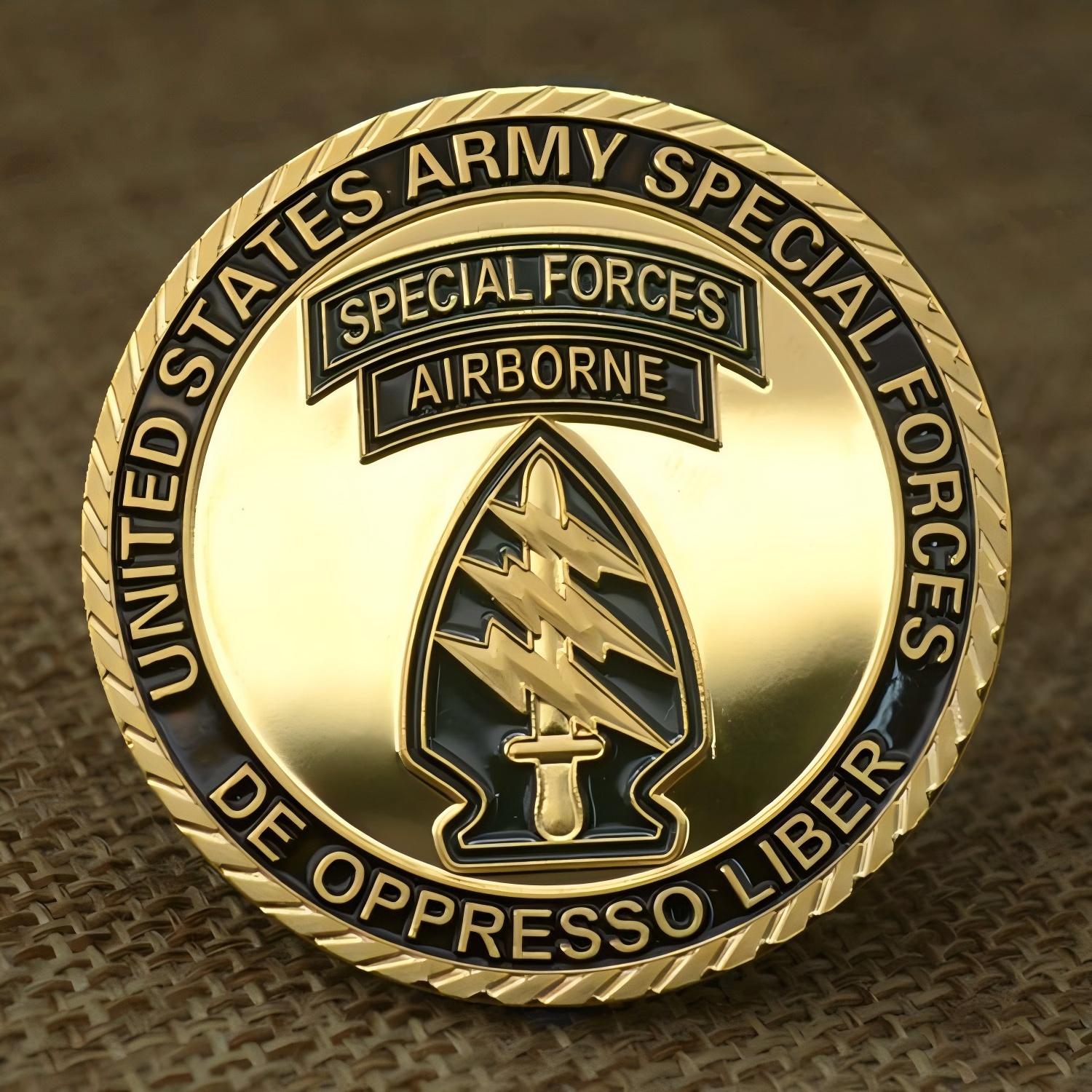 🪂 Airborne Division Commemorative Challenge Coin