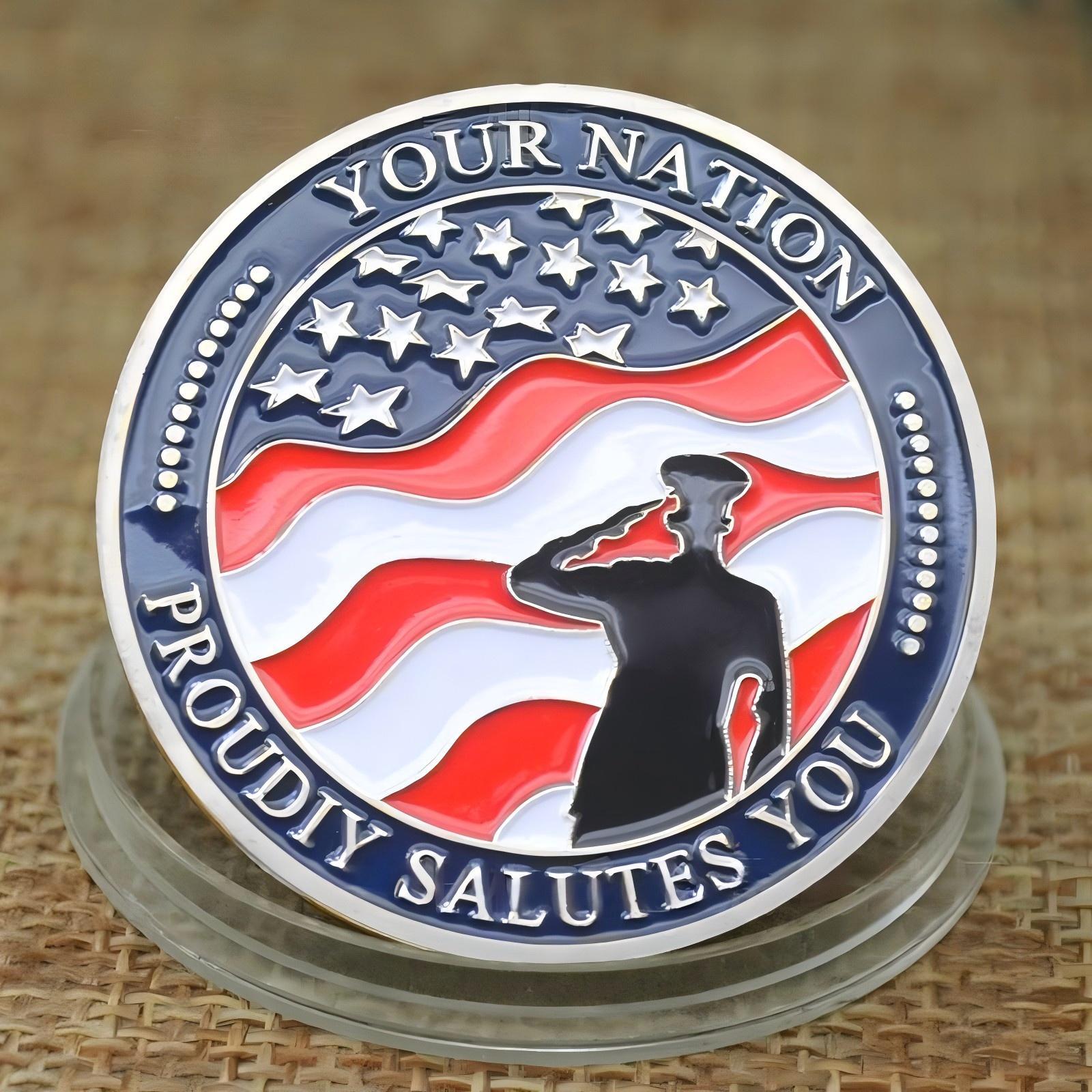 🦅🇺🇸 American Gratitude 3D Commemorative Coin