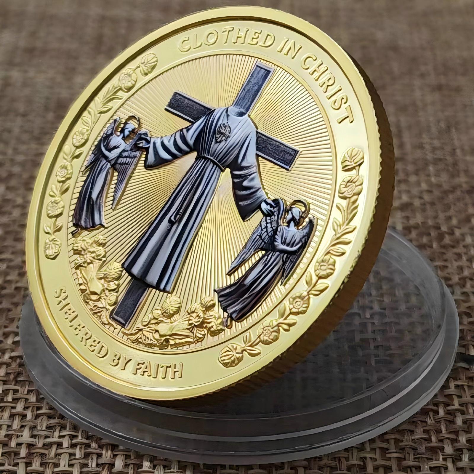 ✝️ Sacred Commemorative Coin: "Resurrection & Grace"