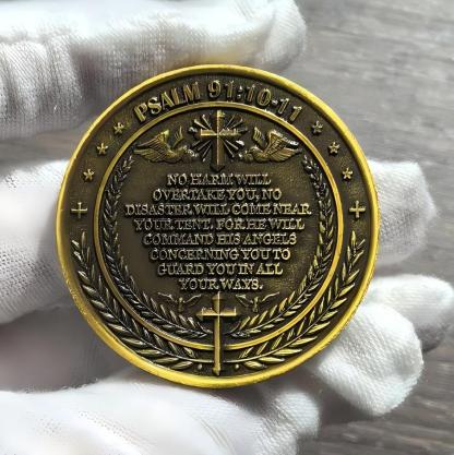 🛡️ Archangel Michael "Divine Guardian" Challenge Coin