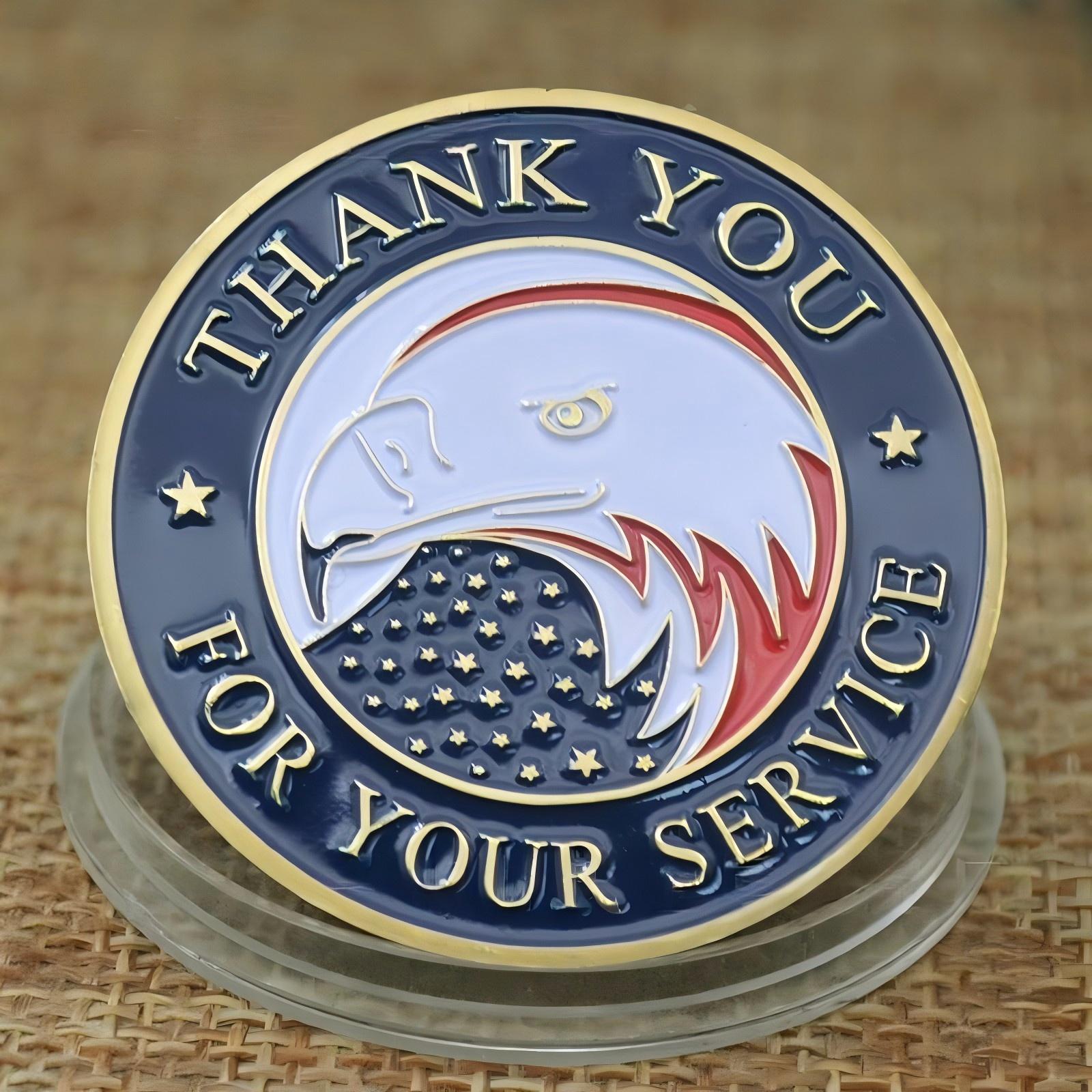 🦅🇺🇸 American Gratitude 3D Commemorative Coin