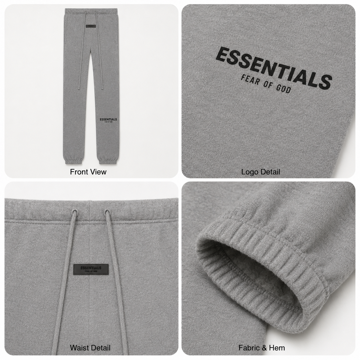EES Premium Essential Jogger Sweatpants | Soft Fleece Streetwear Pants