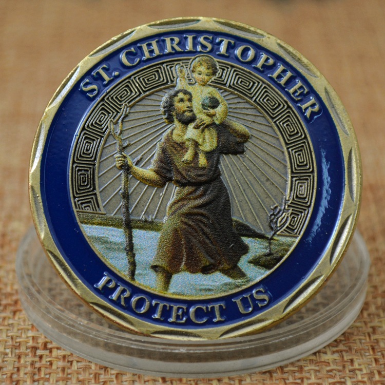 St Christopher commemorative coin