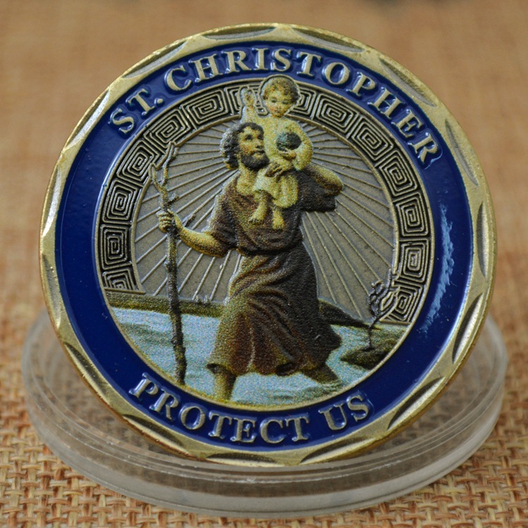St Christopher commemorative coin