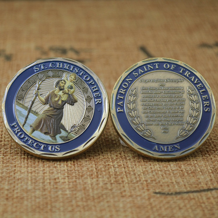 St Christopher commemorative coin