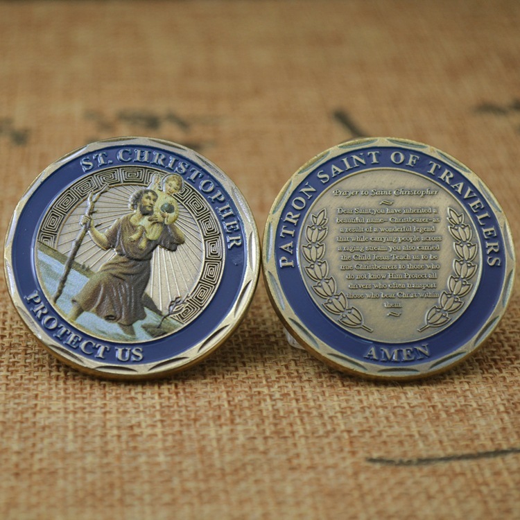St Christopher commemorative coin