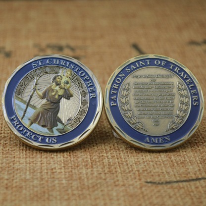St Christopher commemorative coin
