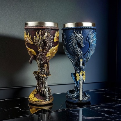 New dragon sword goblet personalized dragon shape wine glass red wine glass
