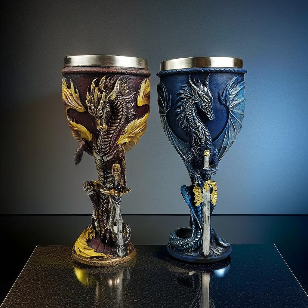 New dragon sword goblet personalized dragon shape wine glass red wine glass