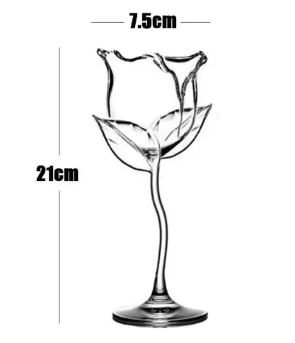 🌹ROSE WINE GLASS (HANDMADE)-Buy 3 Free Shipping